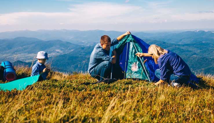 How to choose tents with AC opening: